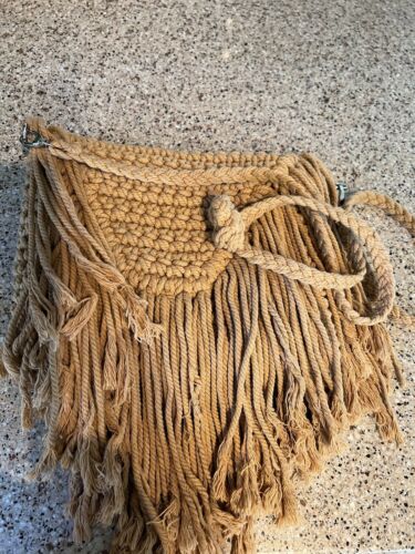 Macramé Crochet Crossbody Bag Boho