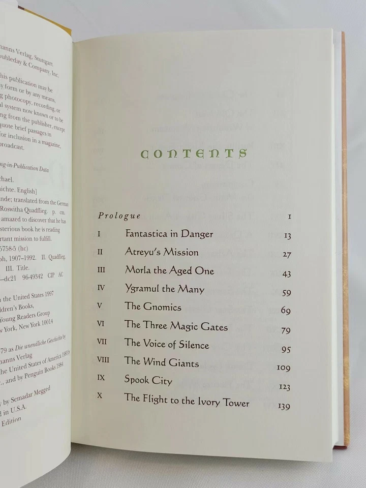 THE NEVERENDING STORY Michael Ende Deluxe Illustrated Hardcover Brand NEW GIFT - Image 4 of 4