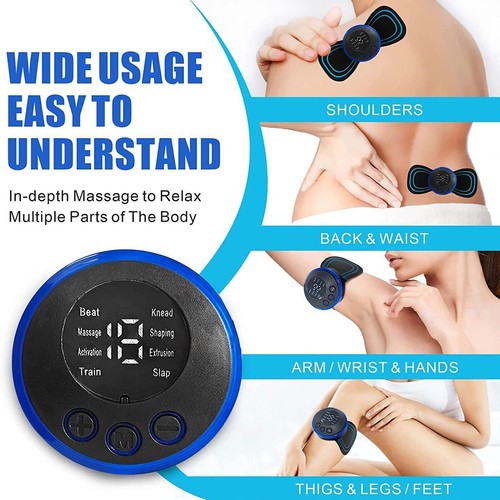 Pulse Tens Unit EMS Massager Back Full Body Muscle Stimulator Pain Relief Device - Picture 5 of 15