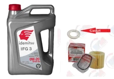 GENUINE Oil Filter 04152-YZZA6 + 5QTS. IDEMITSU 0w-20 Oil for Toyota Lexus