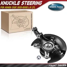 Front Left LH Driver Steering Knuckle Assembly for Honda Civic 2001-2002 L4 1.7L