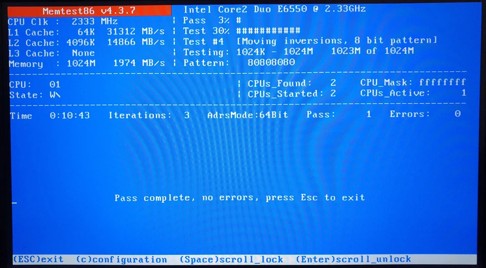1 x Samsung 1GB DDR2 RAM 667MHz PC2-5300 DIMM M378T2863QZS - Image 3 of 3