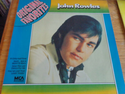 John Rowles Original Favorites NEAR MINT MCA Records Vinyl LP
