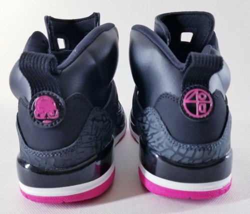 Nike Air Jordan Spizike GS Black/Deadly Pink Anthracite White 535712-029 Size - Picture 7 of 9