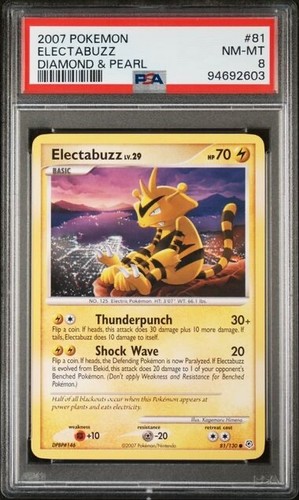 Electabuzz graded PSA 8 for sale on eBay