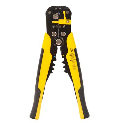 8'' Self-Adjusting Insulation Wire Stripper Cable Cutter Crimper Terminal Tool