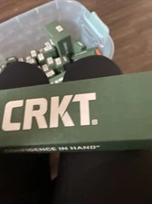 CRKT Tailbone Neck/Belt Knife Chain Link Handle 8Cr13MoV 2415 Schwarz 6 1/2" OA