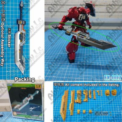 for MG 1/100 RE Mr.R Grand Slam Anti-Ship Sword Resin Full Model Anubis EX-002