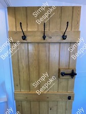 PINE LEDGED DOORS 40mm THICK INCLUDING BRACES - BESPOKE SIZES MADE !