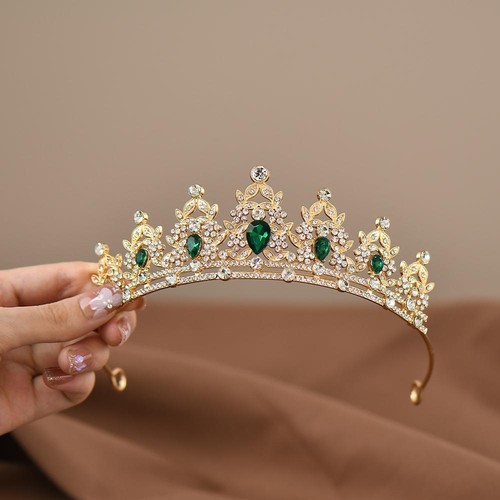 Kinder Prinzessin Krone Diadem, Kristall Haarschmuck für Tanz & Geburtstag Gif - Bild 21 von 30