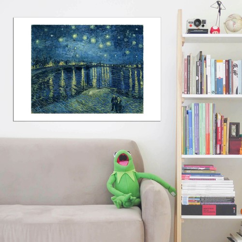 Vincent van Gogh - Sternennacht über der Rhone, 1888 Wandbild Poster Druck - Bild 12 von 12