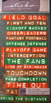 New 29 Pc Football Lingo Labels Field Goal Touchdown Sticko Embossed Stickers Ebay New 29 Pc Football Lingo Labels Field Goal Touchdown Sticko Embossed Stickers Ebay