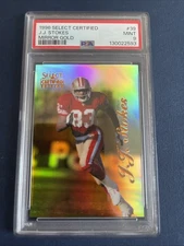 1996 JJ J.J. STOKES Select Certified MIRROR GOLD #39 /30 PSA 9 MINT