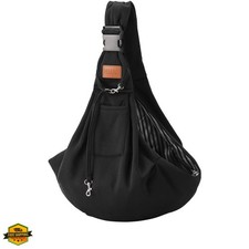 Small Dog Sling Cat Carrier Adjustable Strap Hands Free Reversible Pet Puppy ...