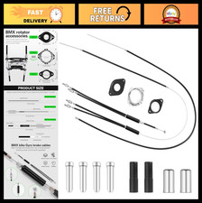 BMX Gyro Brake Cable Set - Front & Rear Lines with Spinner Rotor Kit for 20" Bik