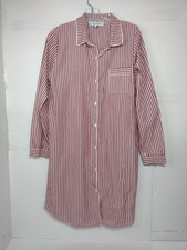 Laurence Tavernier Striped Button-Front Night...
