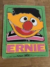 Playskool Vinatge 1973 Sesame Street Ernie Puzzle No. 315-1