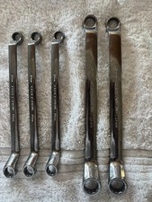 Craftsman 5pc. Polished Chrome Usa Made Metric Wrenches Lot B