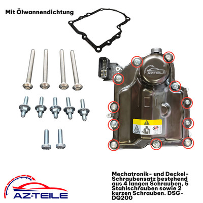 AZ-Teile  Schraubensatz für Deckel-Mechatronik-Dichtung 0AM-0CW DQ200 DSG 7 Gang