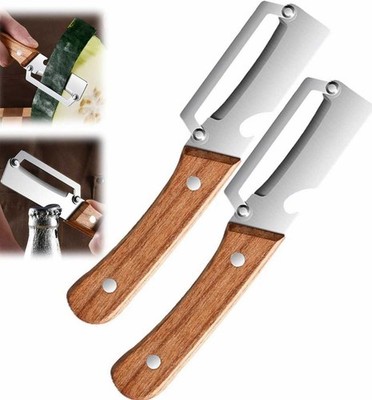 2026 New Zero Snag Wooden Peeler, Multi-functional Vegetable Peeler For Kitchen