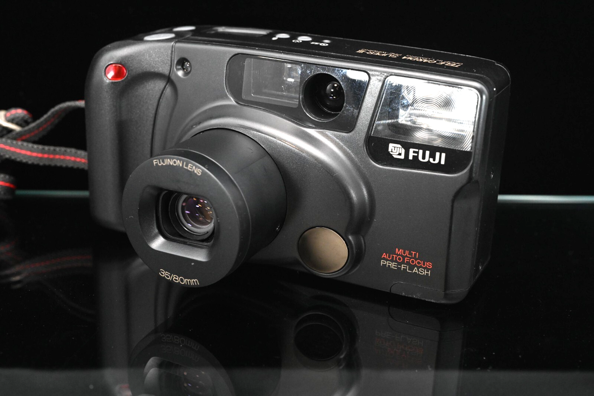 Fuji Tele Cardia Super III 35mm Film Point & Shoot Camera [NEAR