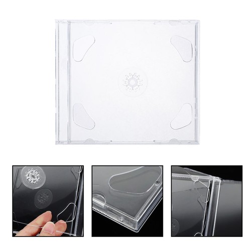 5 Pcs CD-Hülle CD-Aufbewahrungshüllen Aufbewahrungsbehälter Für CD-Halter - 第 2/12 張圖片