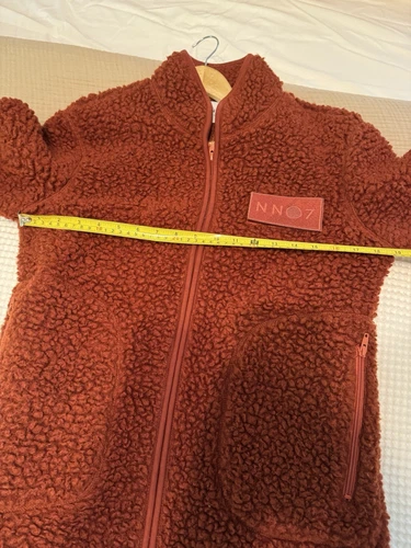 NN07 Men’s Rust Mort Fleece Jacket - Size Small (see description) image 9