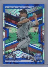 2023 Panini Elite Extra Edition #87 Camden Minacci Blue #/16