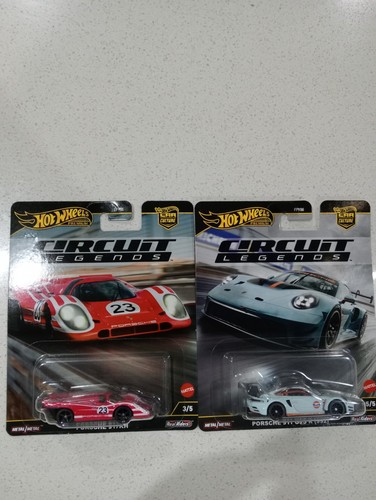 Hot Wheels Circuit Legends 2025 Set Porsche 911 GT3 R (992) And 917KH New