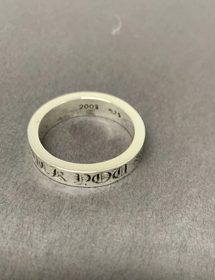 Authentic Chrome Hearts F You Ring Sterling Silver - Image 4 of 4