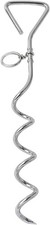 Dog Tie Out Cable and Stake, 30ft Outside Dog Leash Chain for Camping and Yard,