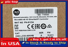 New Factory Sealed AB 2080-LC50-48AWB / A Micro850 48 I/O EtherNet/IP Controller