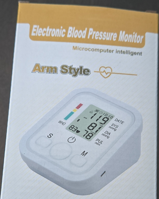 #ad Digital Upper Arm Blood Pressure Monitor White USB High Accuracy Arrhythmia $15.99