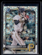 MITCH JEBB 2025 BOWMAN CHROME PROSPECTS MINI DIAMONDS RC PITTSBURGH PIRATES