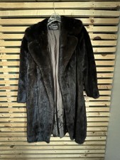 Fine s Fur Salon- Dark Brown/ Black Mink Coat
