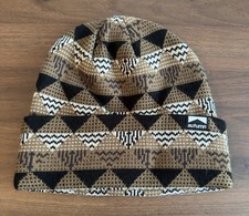 Autumn Headwear Landscape Snowboard Winter Beanie - Light Brown
