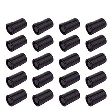 35mm Caliber Plastic Film Canisters -20pcs  Black  
