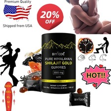 Himalayan Shilajit GOLD Gummies, Organic, Extremely Potent 3000 mg, Fulvic Acid