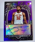 Karl-Anthony Towns 2024-25 Topps Chrome Purple Refractor Autograph Auto /75