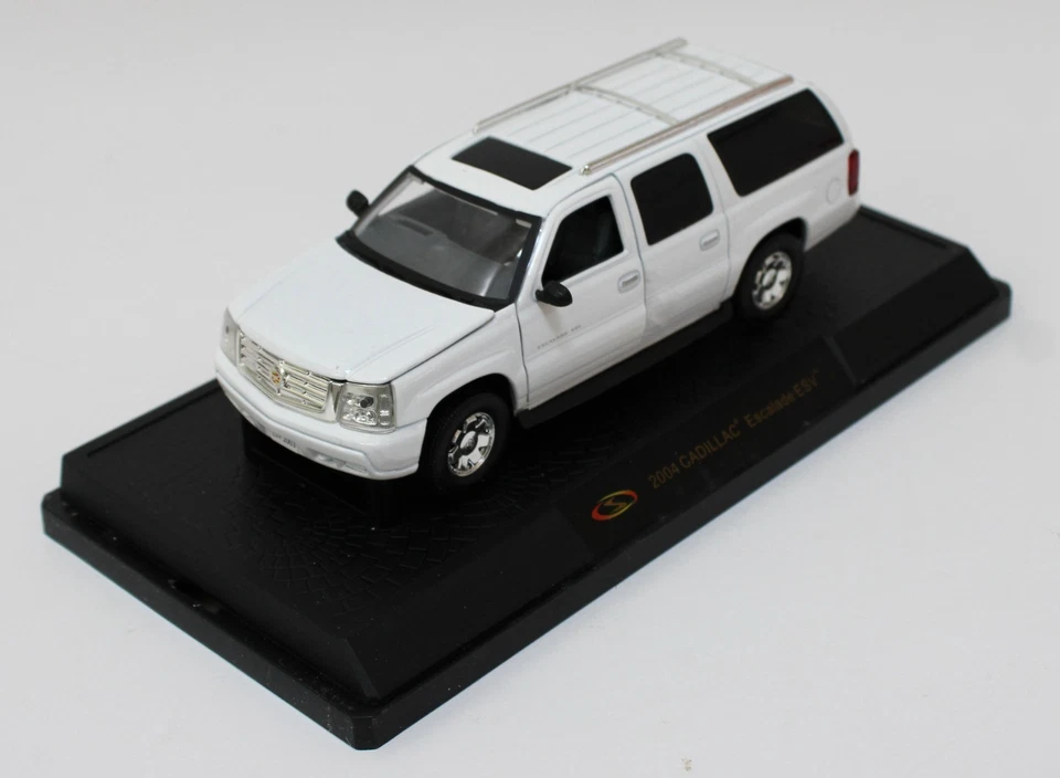 Modelos Signature 32343 2004 Cadillac Escalade ESV blanco 1:32 diecast en caja Foto 4 de 4