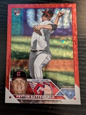 2023 Topps Update Series Peyton Battenfield #US267 Red Ice Foil /199 RC