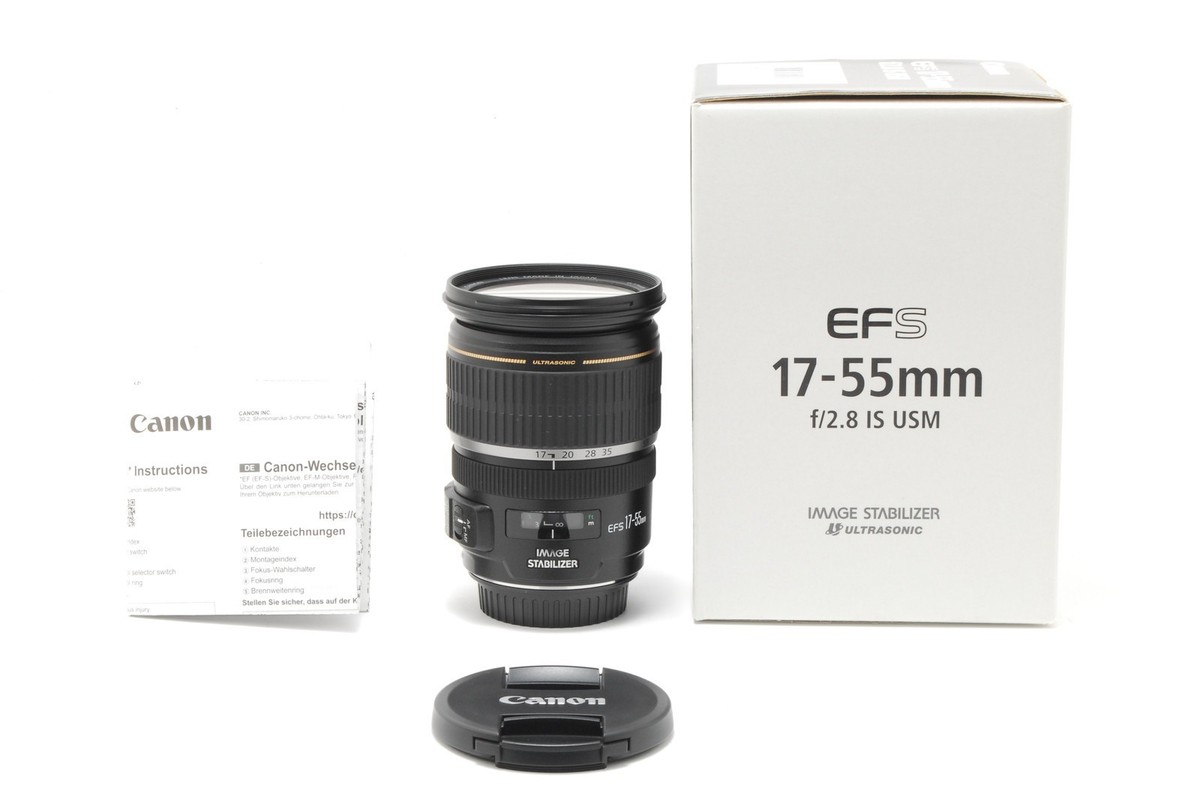 TOP MINT in Box] Canon EF-S 17-55mm F2.8 IS USM Zoom Lens from