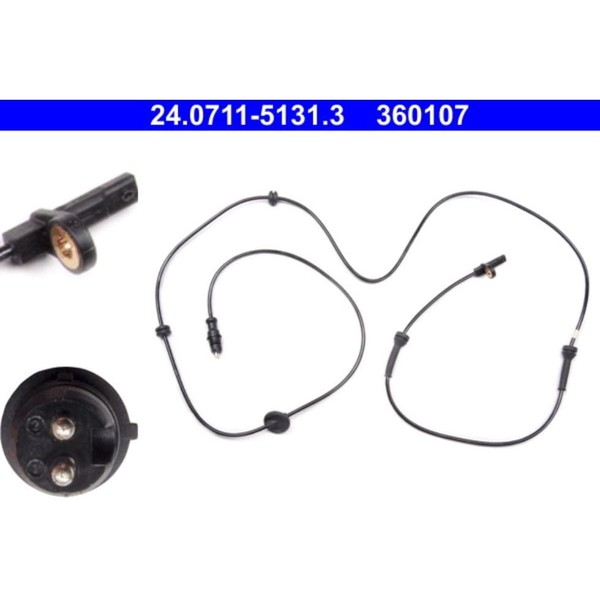 Sensor Raddrehzahl ATE 24.0711-5131.3 FüR Fiat Doblo-image