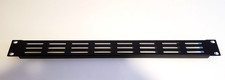 NavePoint 1U Blank Rack Mount Panel IT Server Network Spacer Slotted Venting