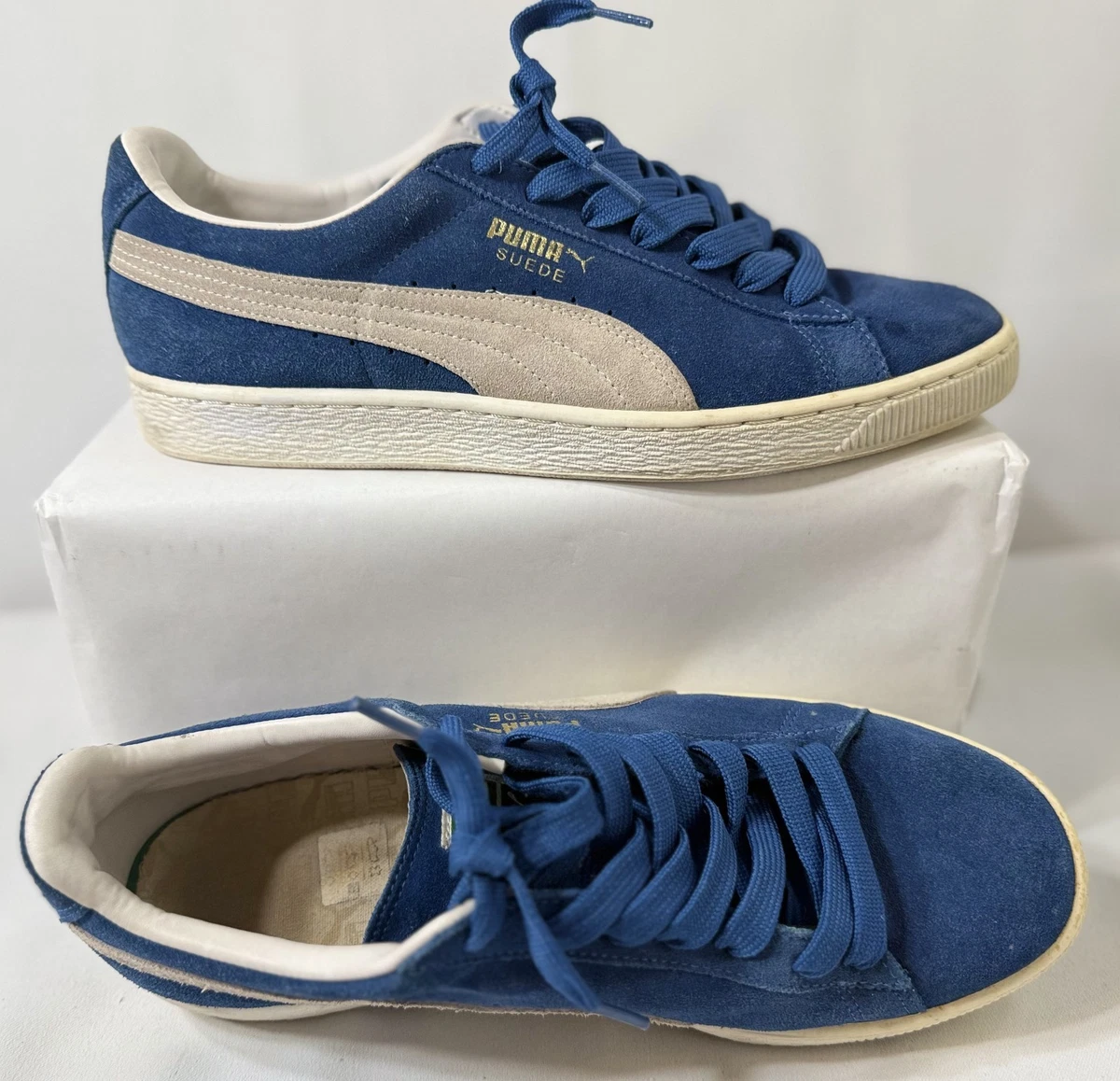 Puma Suede Classic Navy White for sale | eBay display picture 3
