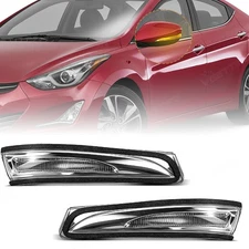 For Hyundai Elantra 2011-2015 LED Side Mirror Turn Signal Light Indicator Lamp