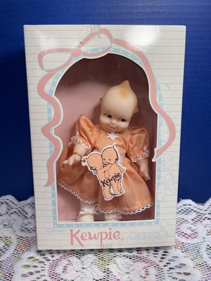  Vintage Jesco Cameo s Kewpie Doll Girl Orange Dress NIb