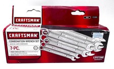 New Craftsman 921085 7pc 12pt Combination Wrench Set In Pouch Free Shipping