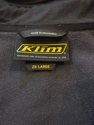 Klim Inferno Mid-Layer Fleece Jacket Mens 2XL Asphalt Strike Orange EUC image 4