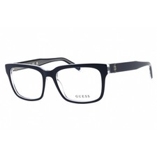 Guess Men's Eyeglasses Blue/Other Acetate Full Rim Rectangular Frame GU50084 092